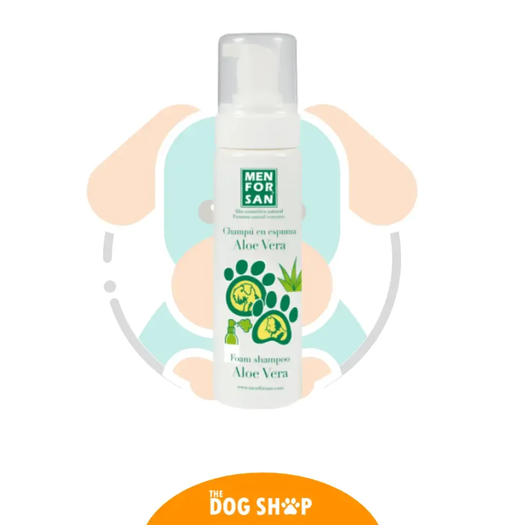 Men For San Shampoo en espuma (shampoo en seco)  para perros y gatos 