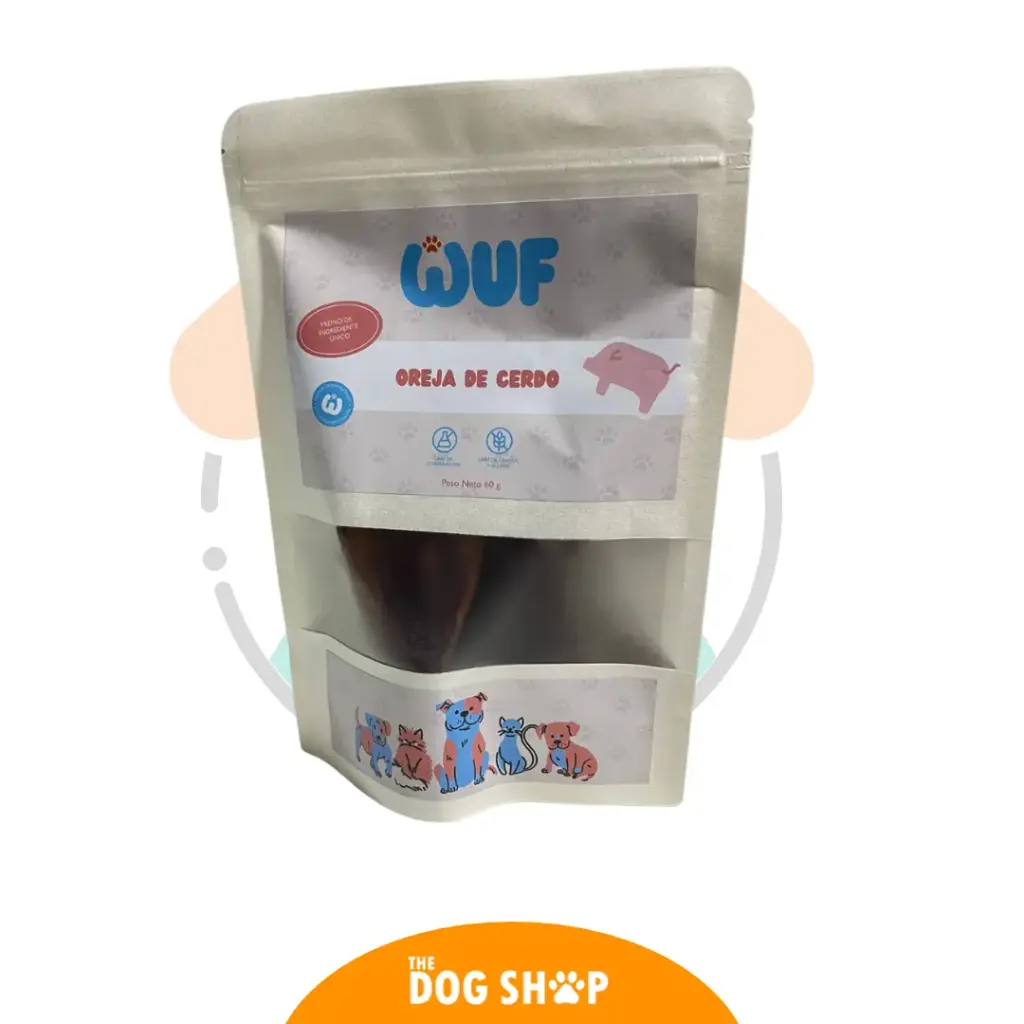 Wuf Oreja de Cerdo deshidratada