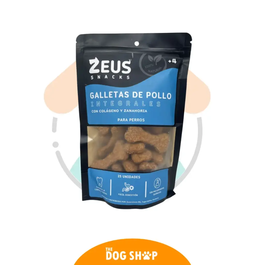 Zeus Snacks - Galletas de Pollo