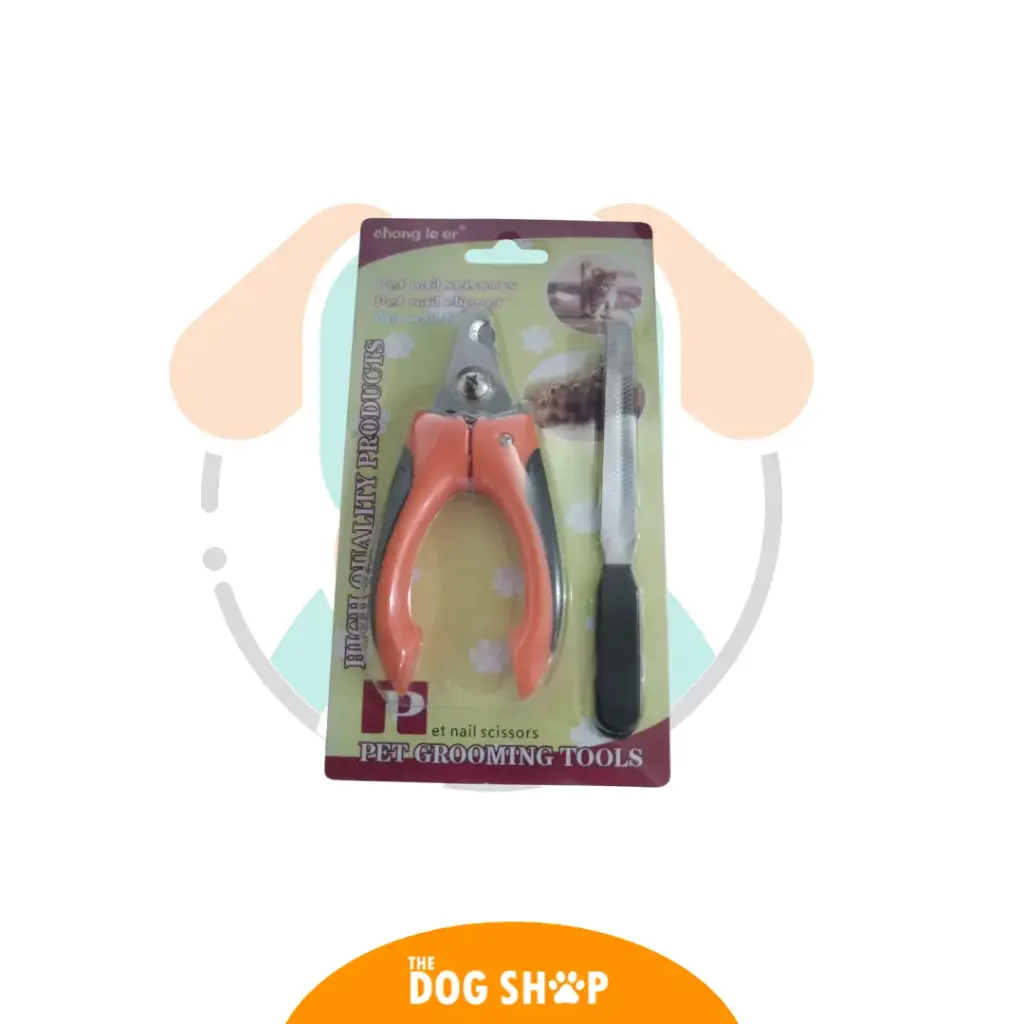 CORTA UÑA CON LIMA NARANJA 