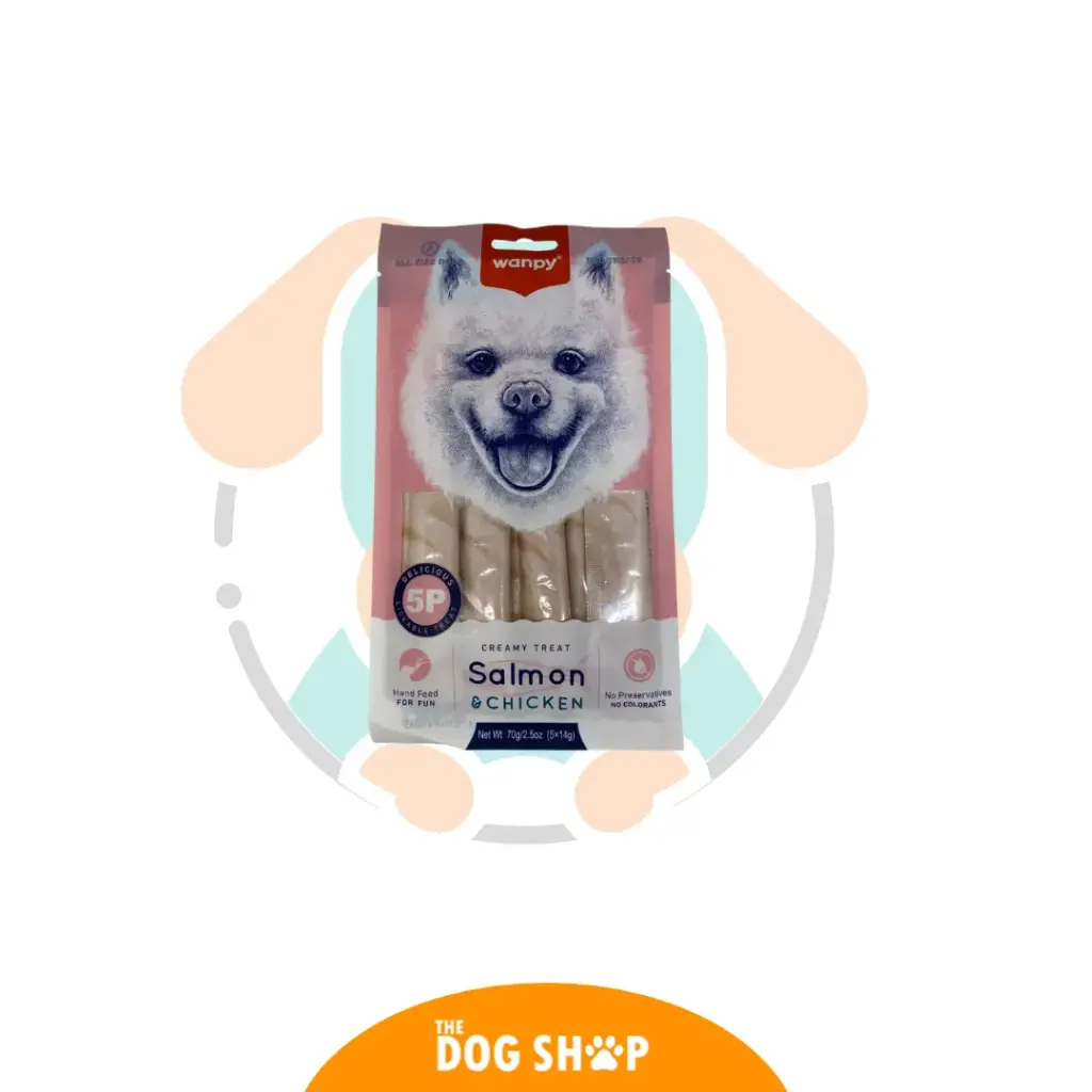 WANPY CREAMY TREAT SALMON & CHIKEN 