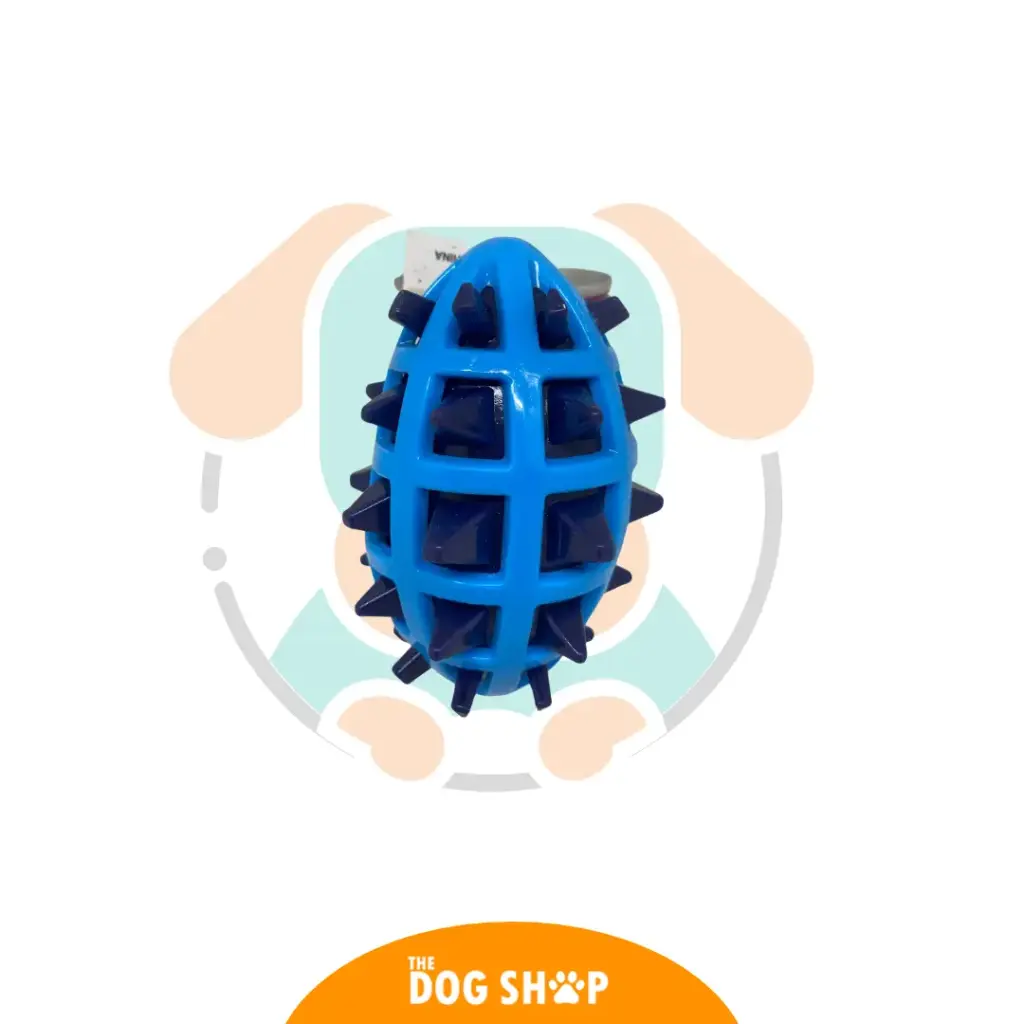PELOTA AZUL CON PUAS 