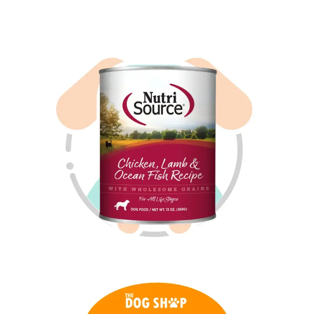 Nutrisource Alimento Húmedo Pollo, Cordero y Pescado del Mar 13oz