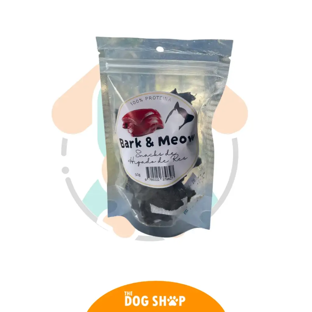 BARK Y MEOW HIGADO DESIGRATADO  (producto natural sin químicos libre de granos)  