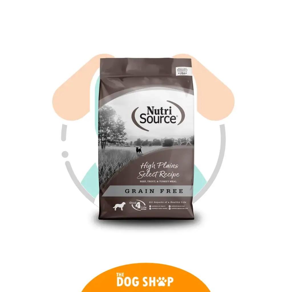 Nutrisource High Plains Select Recipe libre de granos 