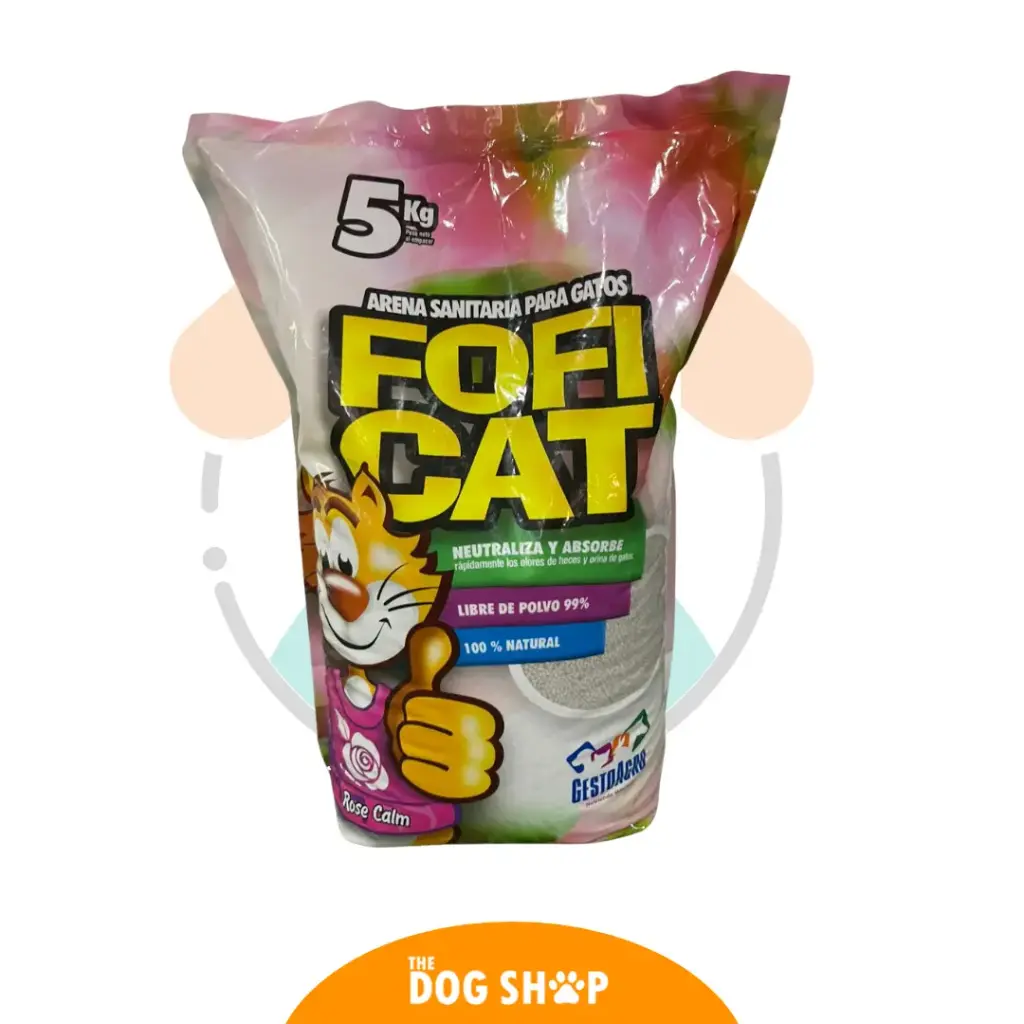 ARENA FOFI CAT ROSA 5KG 