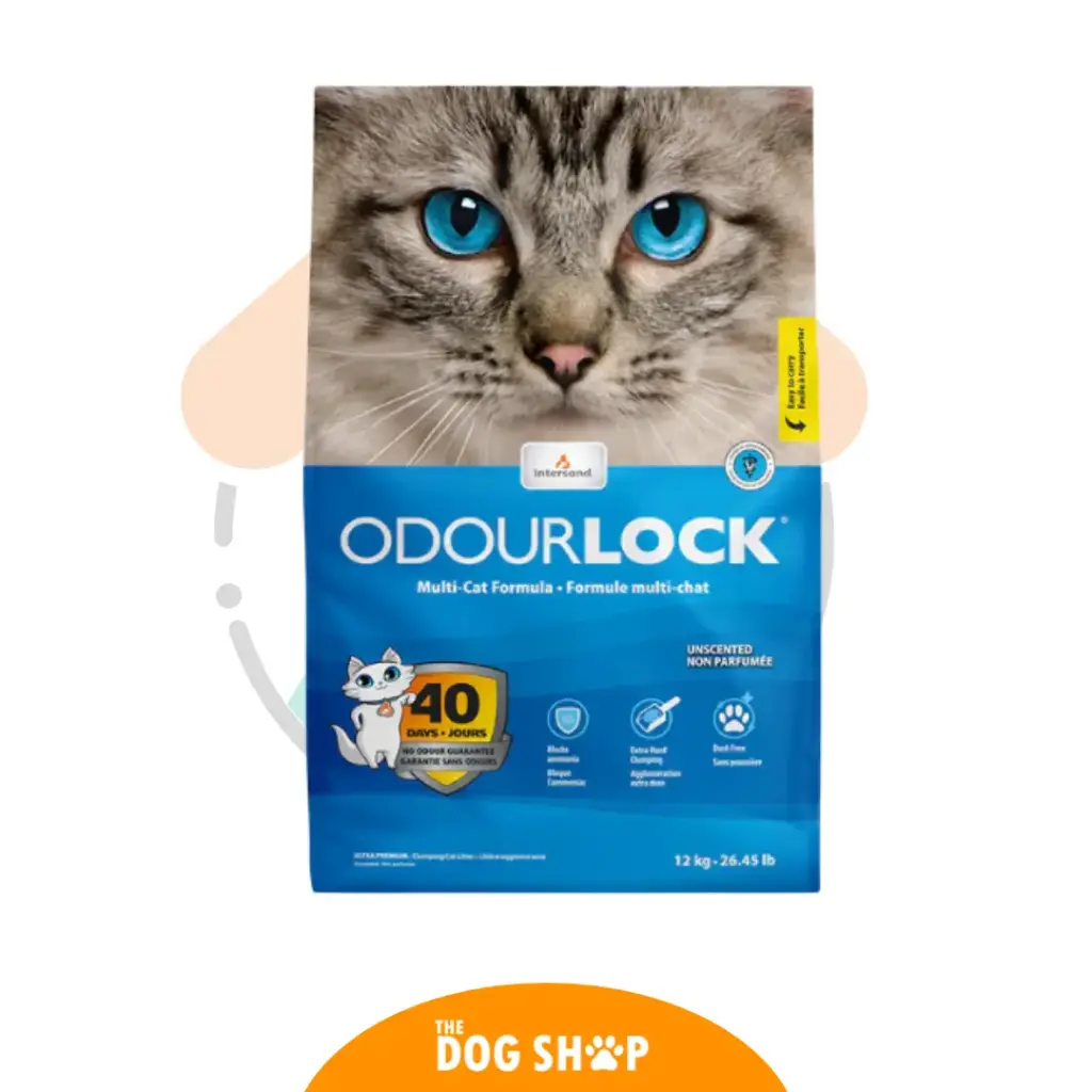 Arena de Gato Odourlock NON PERFUME 6Kg