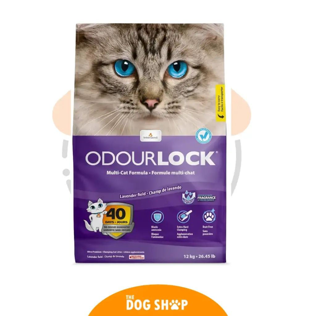 Arena de Gato Odourlock LAVANDA 6Kg 