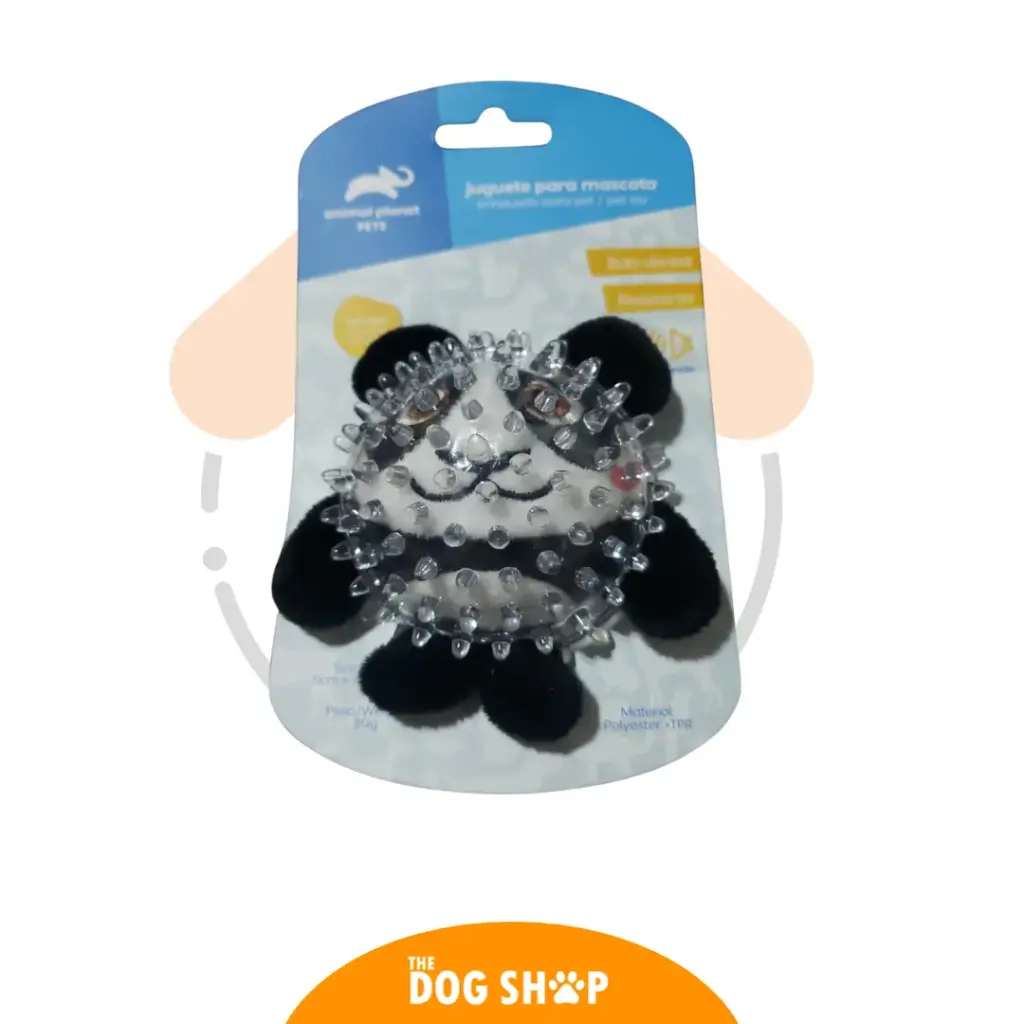 Juguete pelota dental texturizada Panda Animal Planet