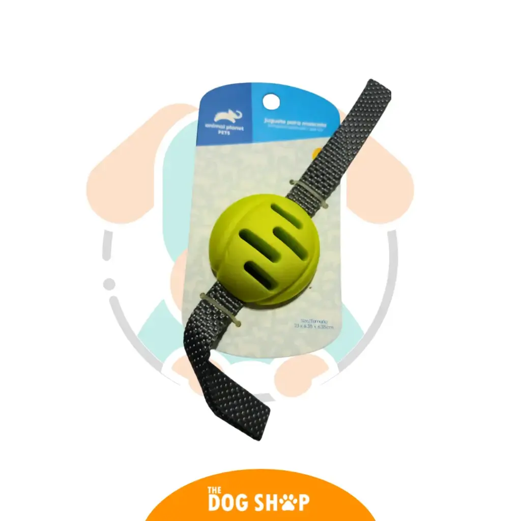 Juguete pelota interactiva con asas de nylon Animal Planet