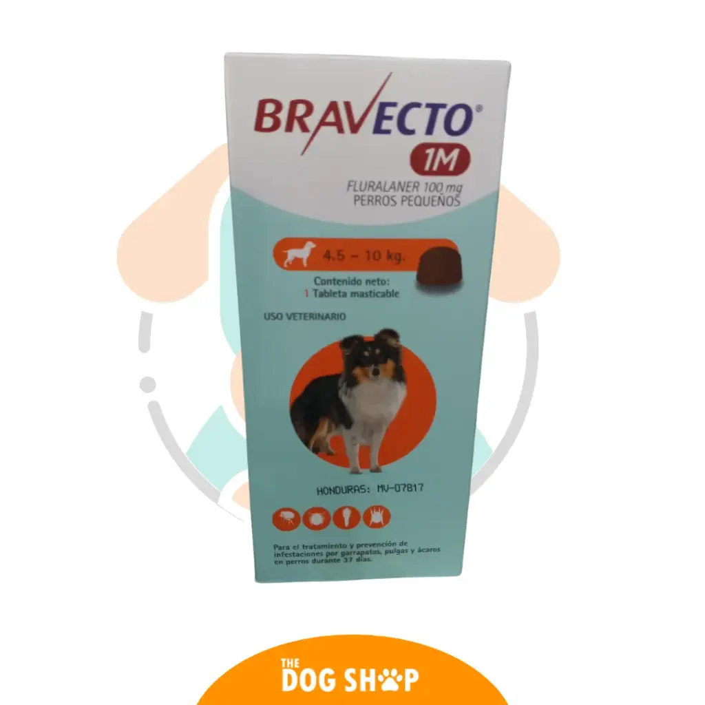 BRAVECTO 1M 37 DÍAS 4.5 - 10 kg
