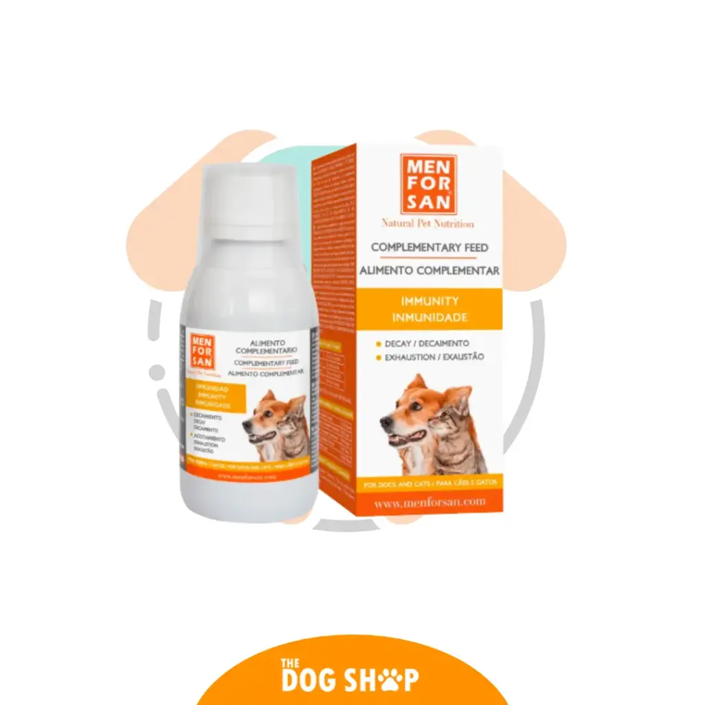 Men For San Alimento Complementario Inmunidad 120ml Perros y Gatos