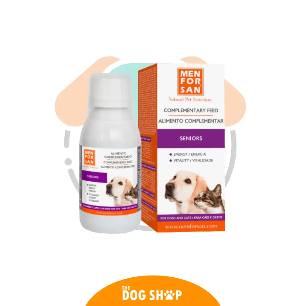 Men For San Alimento Complementario Seniors 120ml Perros y Gatos  