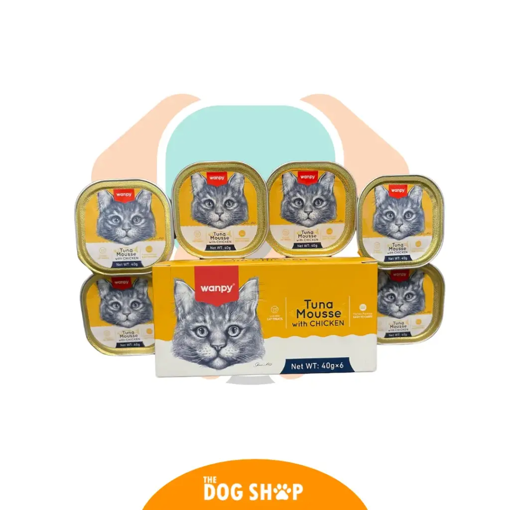 Wanpy Tuna Mousse with chicken 6x40grms 