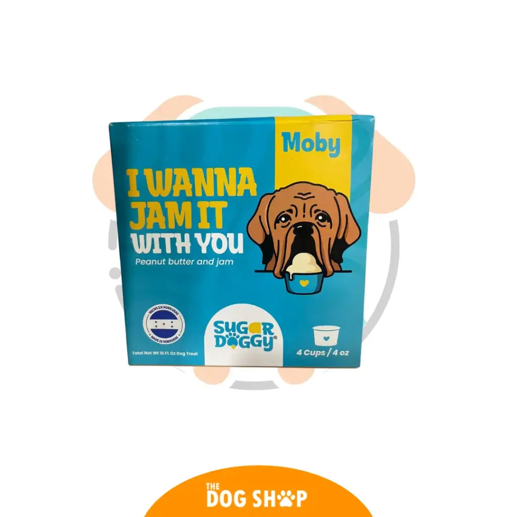 Helado Sugar Dog Mantequilla de Mani y Fresa