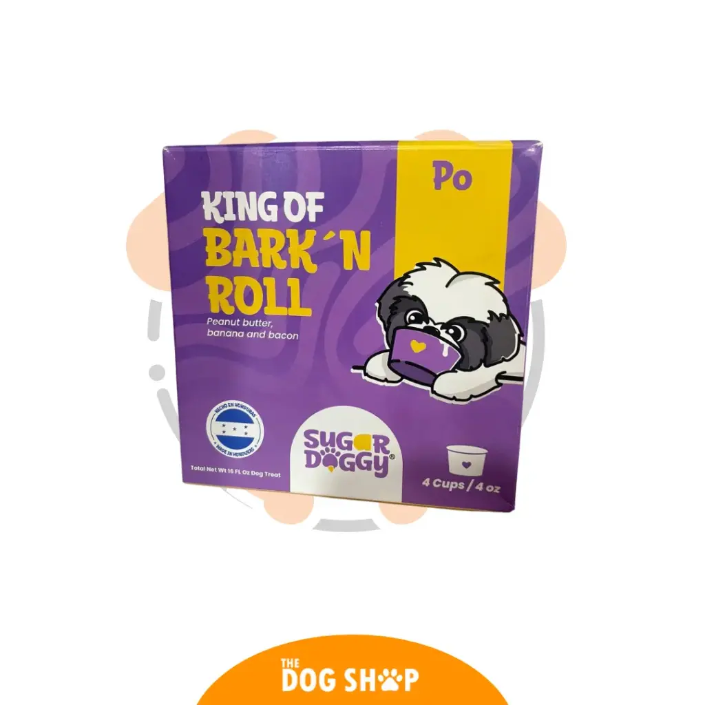 Helado Sugar Dog Mantequilla de Mani, tocino y banano