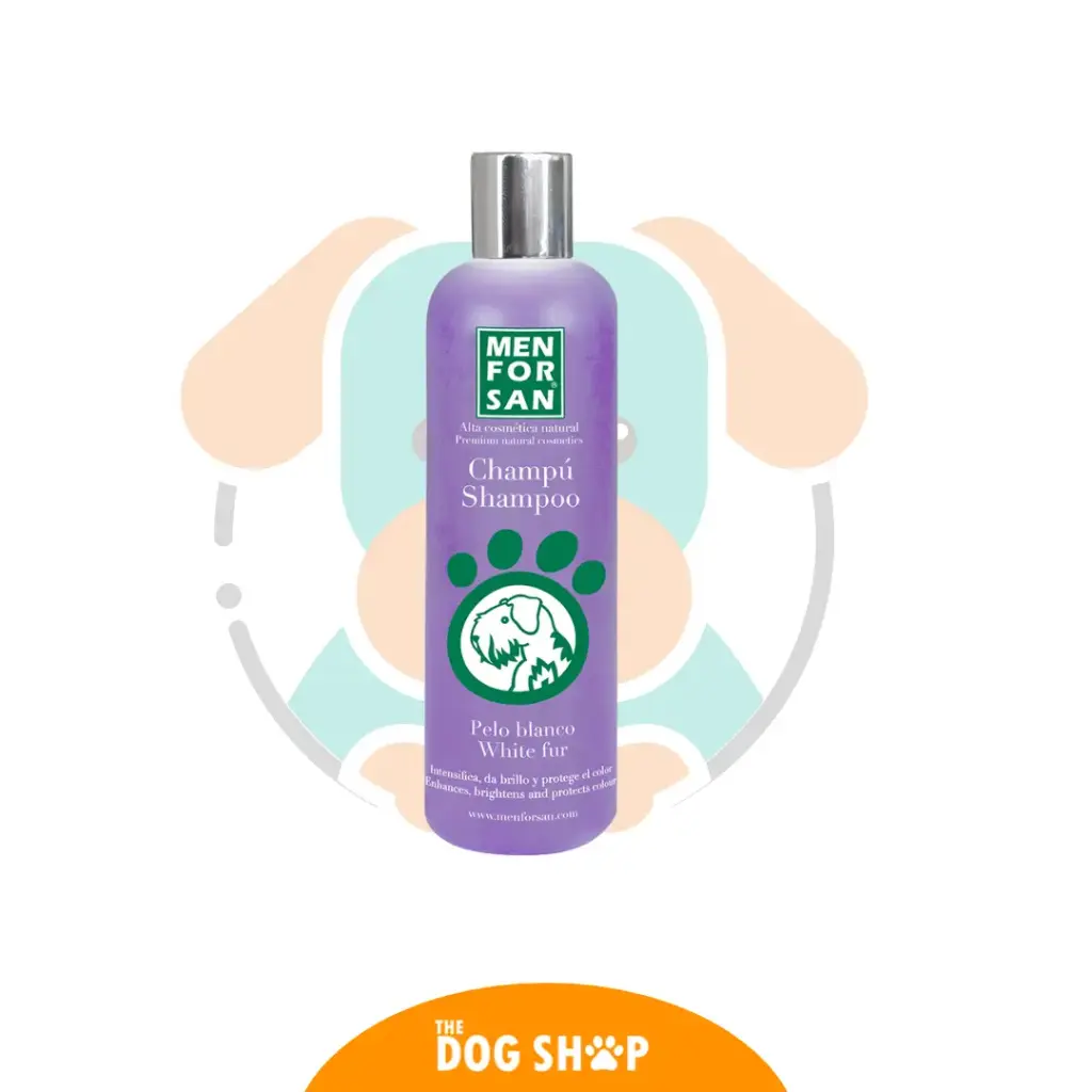 Men For San Shampoo Intensificador de blanco para perros