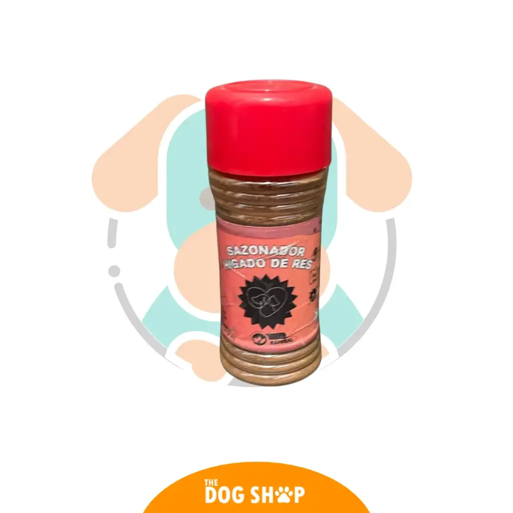 PETCRUNCH Sazonador higado de res (producto natural sin químicos libre de granos) 
