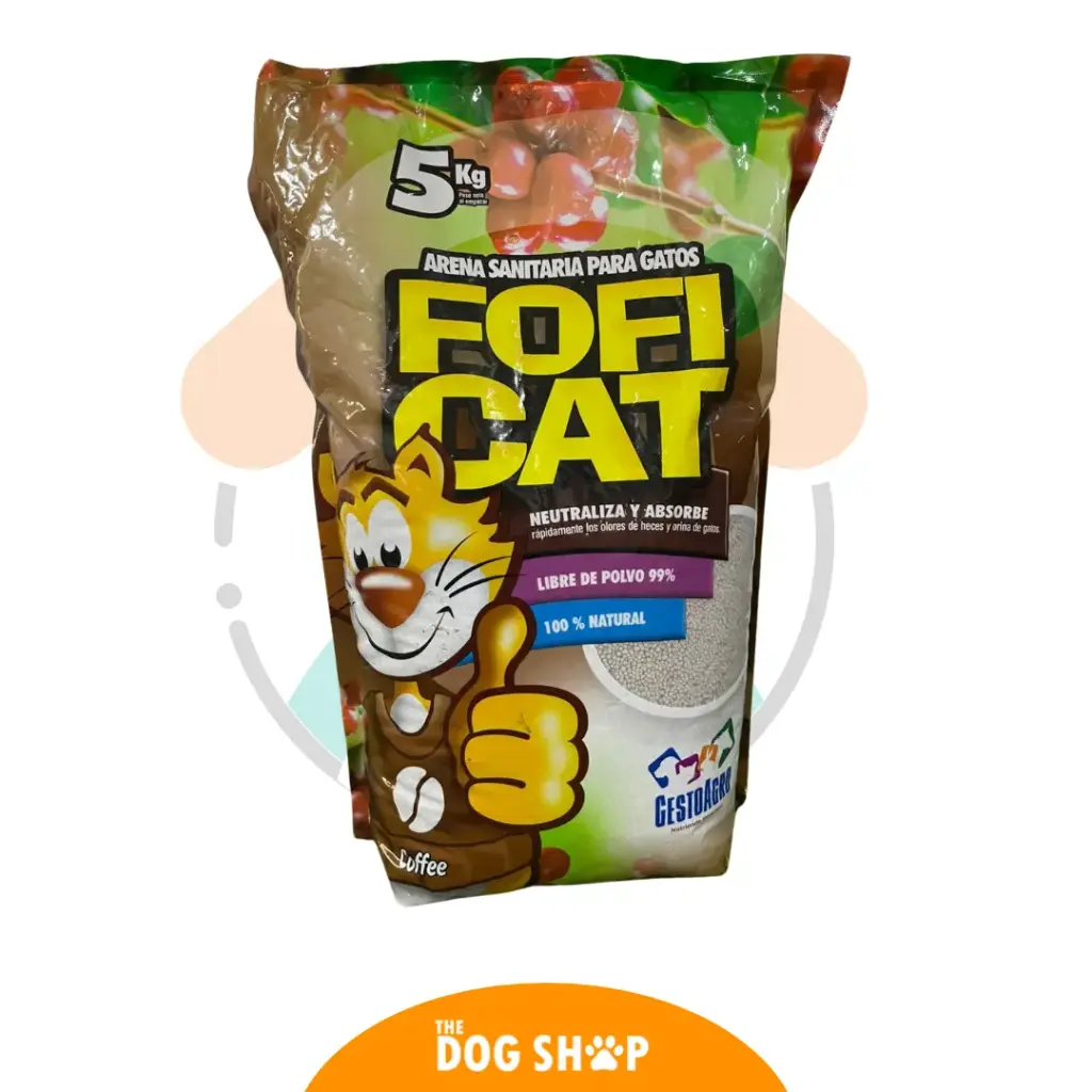Arena para Gato Fofi Cat Cafe 5 kg
