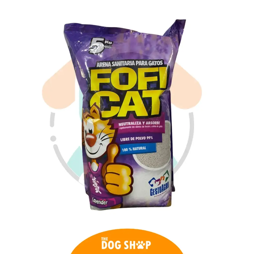 Arena para Gato Fofi Cat Lavender 5 kg