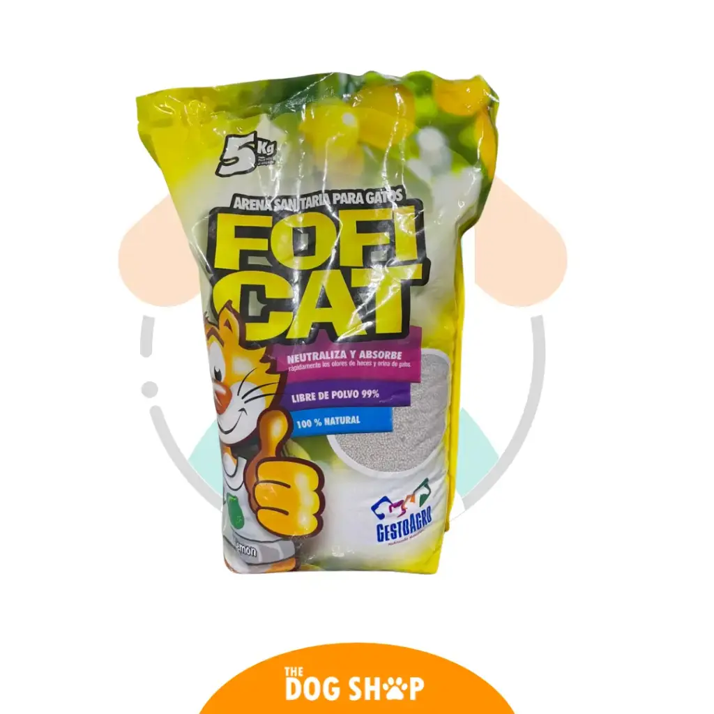 Arena para Gato Fofi Cat Lemon 5 kg