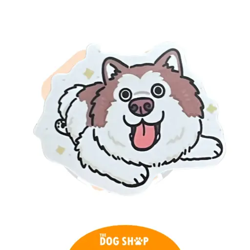 [ST066] Sticker 4 cm x 5 cm HUSKIE SIBERIANO