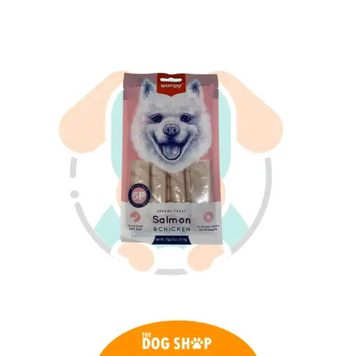 [6927749870265] WANPY CREAMY TREAT SALMON & CHIKEN 