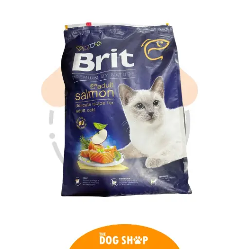 [8595602553211] BRIT GATO ADULTO SALOMN 8 KG 