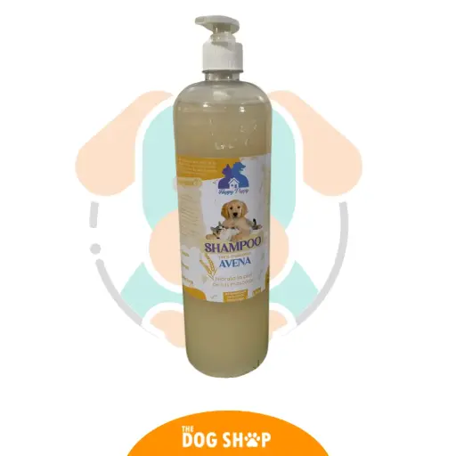 [101704020049] Shampoo para Mascotas Happy Puppy Avena 1 Litro