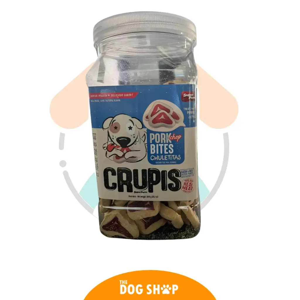 Super Perro Crupis Pork bites Chuletitas 1000g
