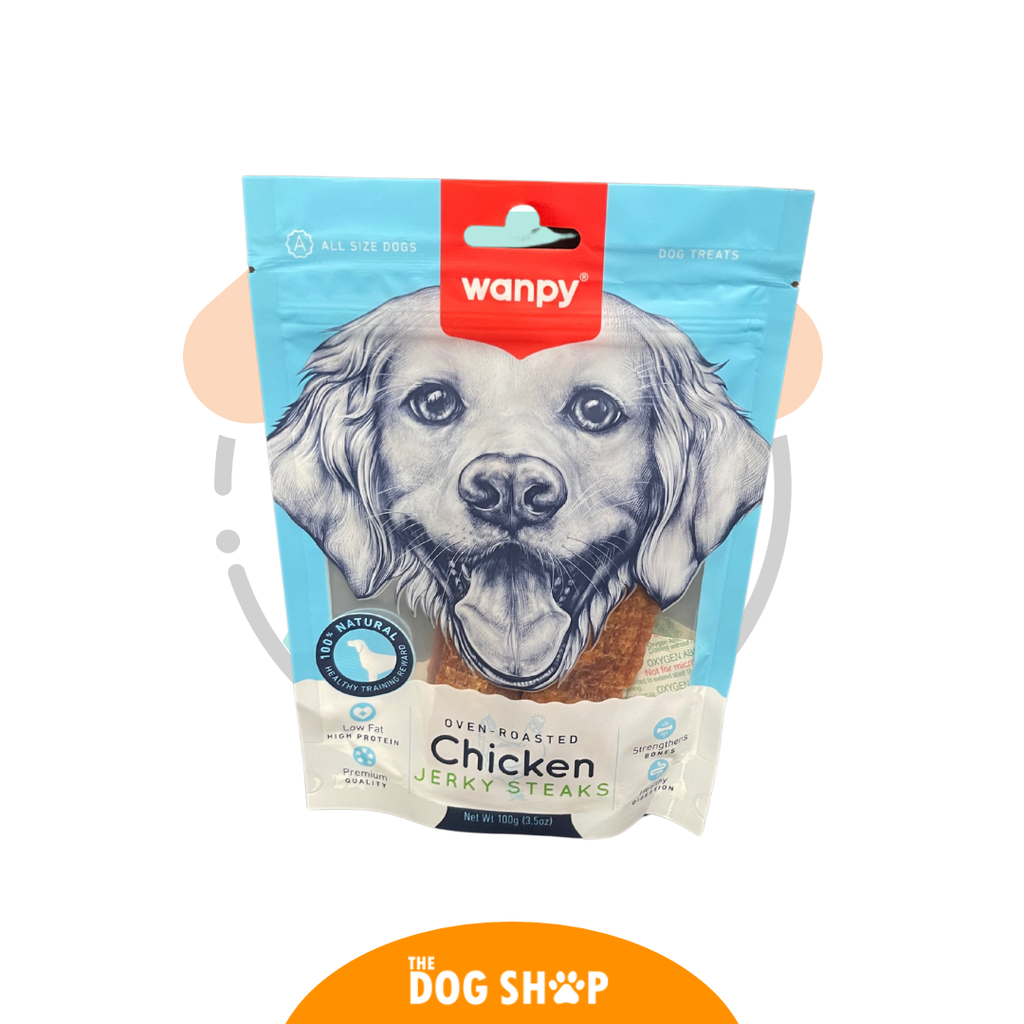 Wanpy Chicken Jerky Steaks 