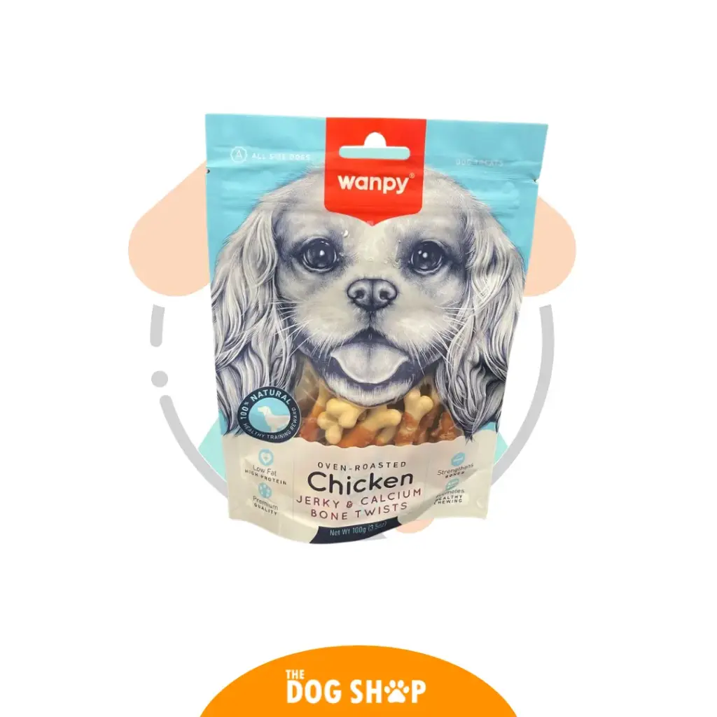 Wanpy Chicken Jerky Calcium Bone Twist