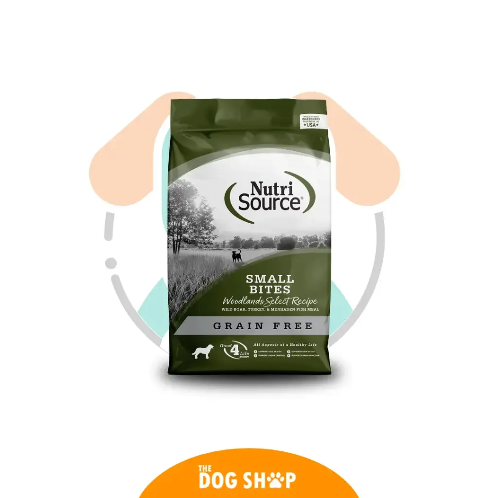 Nutrisource Small Bites Woodland Select Recipe libre de granos