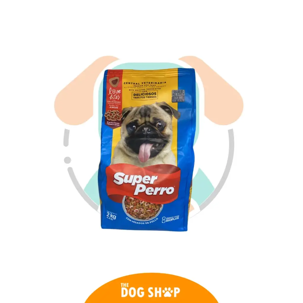 Super Perro Adulto Love Bites con Hígados de Pollo