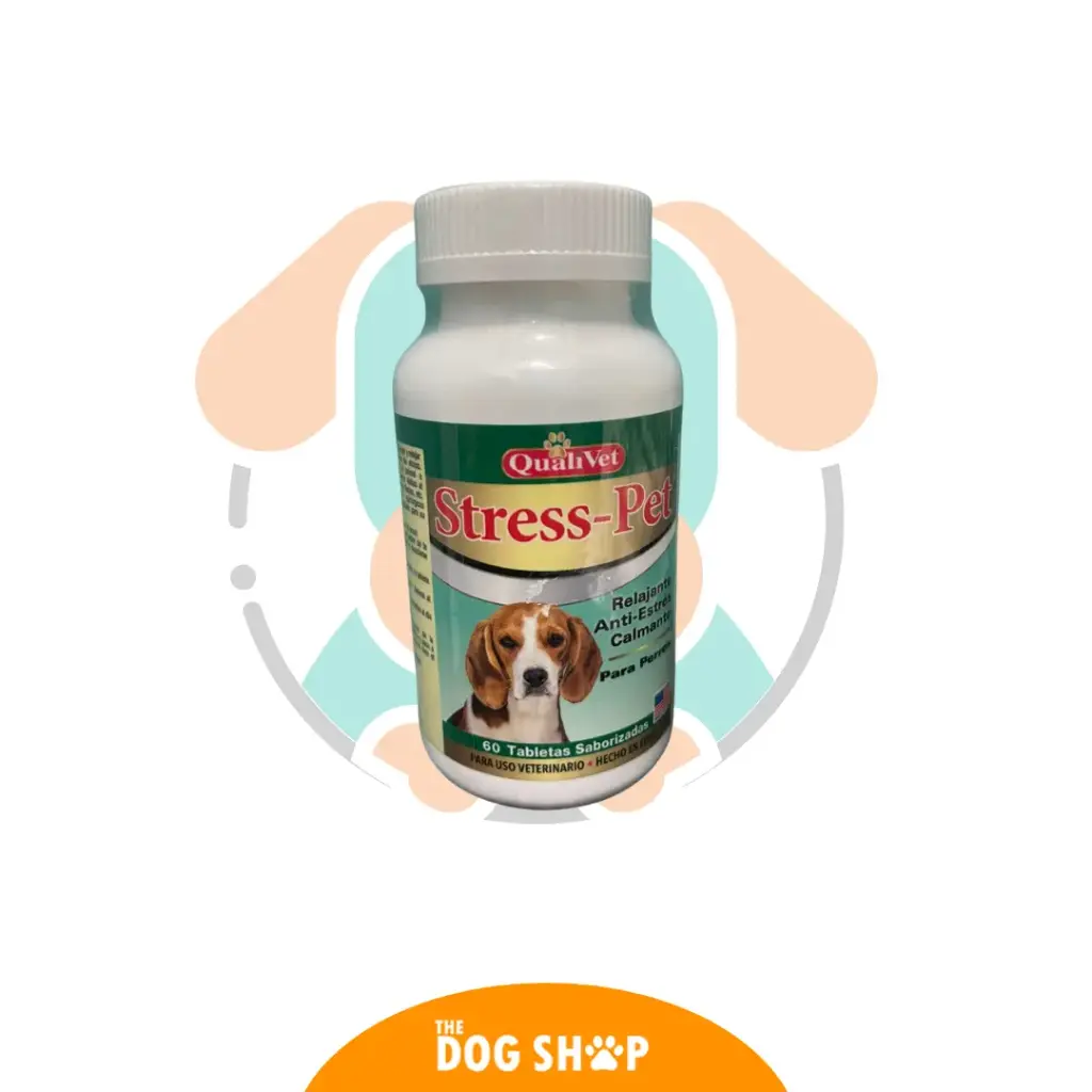 Qualivet Stress-Pet (Relajante Anti-estrés Calmante) 60 Tabletas