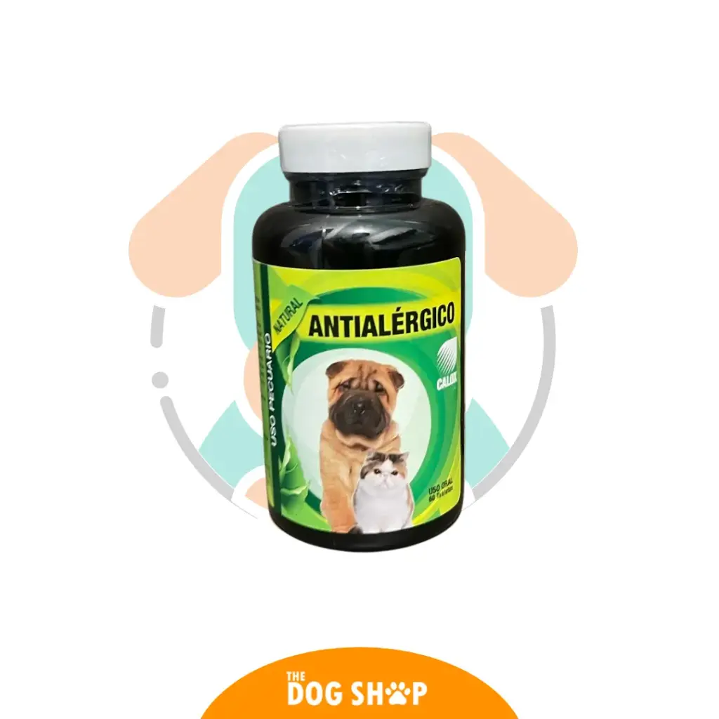 Calox Antialérgico Natural 60 tabletas | THE DOG SHOP HN