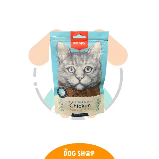Wanpy Soft Oven Roasted Chicken Jerky Strips
