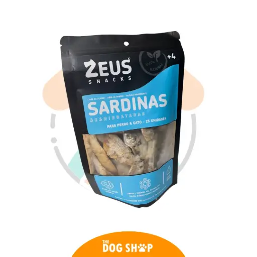  Zeus Snacks - Sardinas Deshidratadas (productos naturales sin químicos libre de granos) 