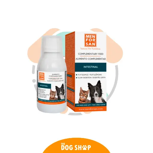 Men For San Alimento Complementario Intestinal120ml Perros y Gatos 